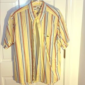 Lacoste Short Sleeve Button Down 44 XL